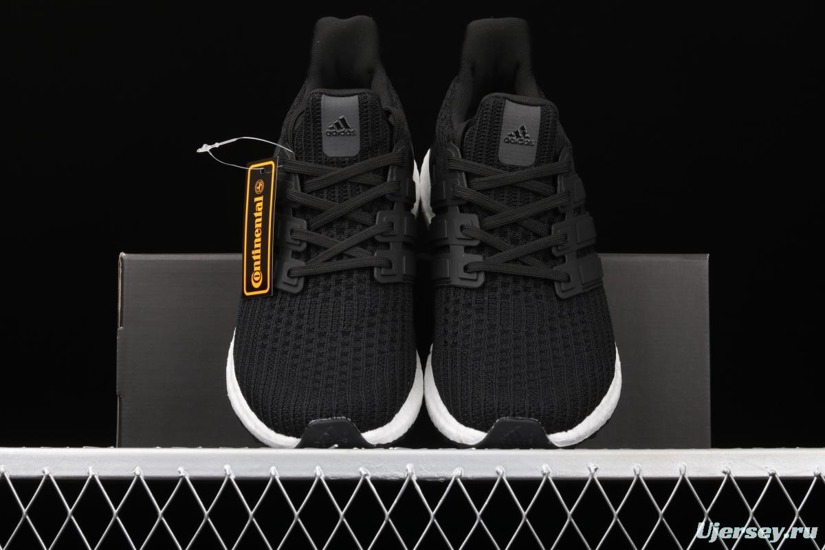 Adidas Ultra Boost 4.0BB6166 fourth generation knitted striped black and white UB