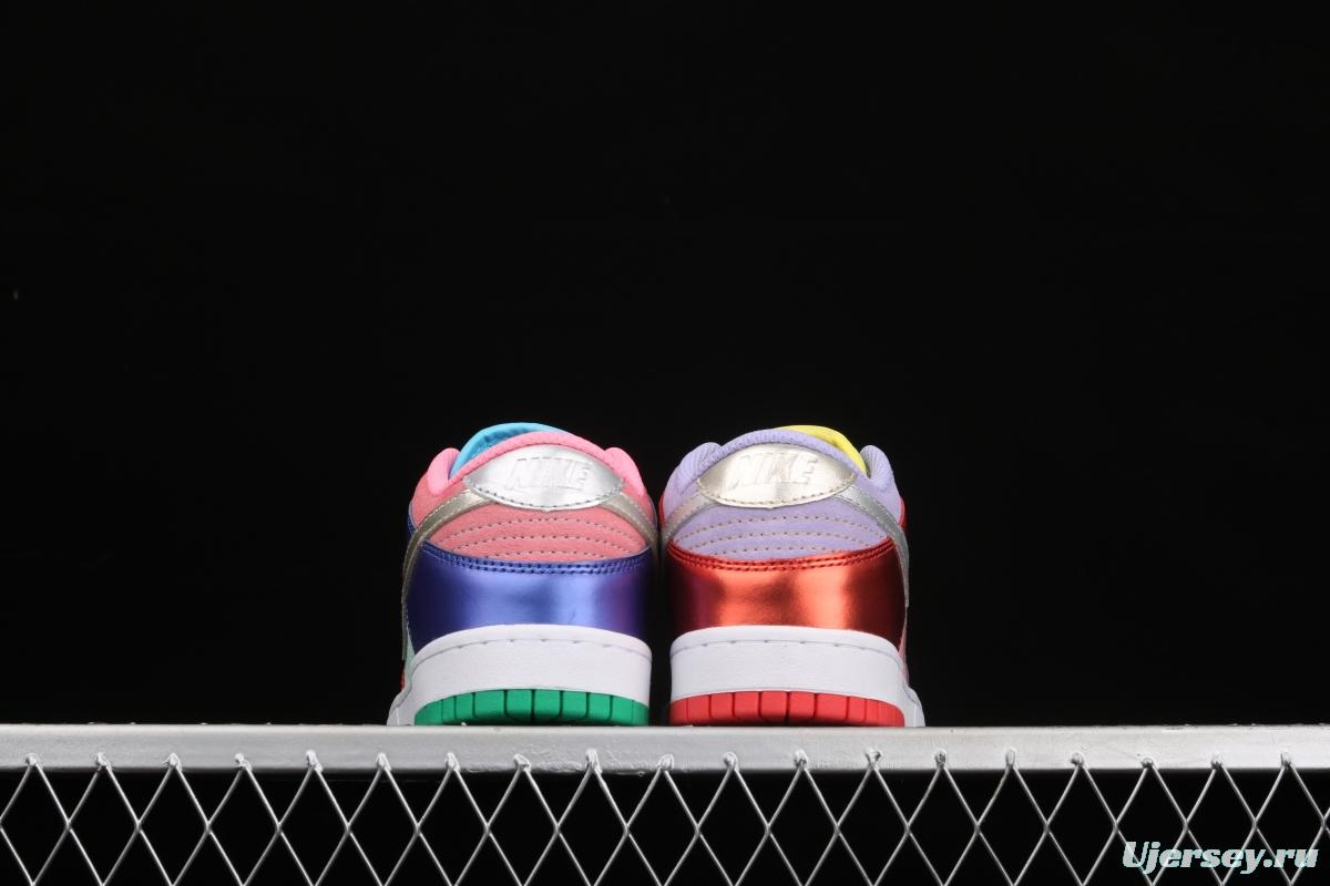 NIKE SB DUNK Low SE Candy Egg 2.0 candy mandarin duck dunk series low side leisure sports skateboard shoes DN0855-600