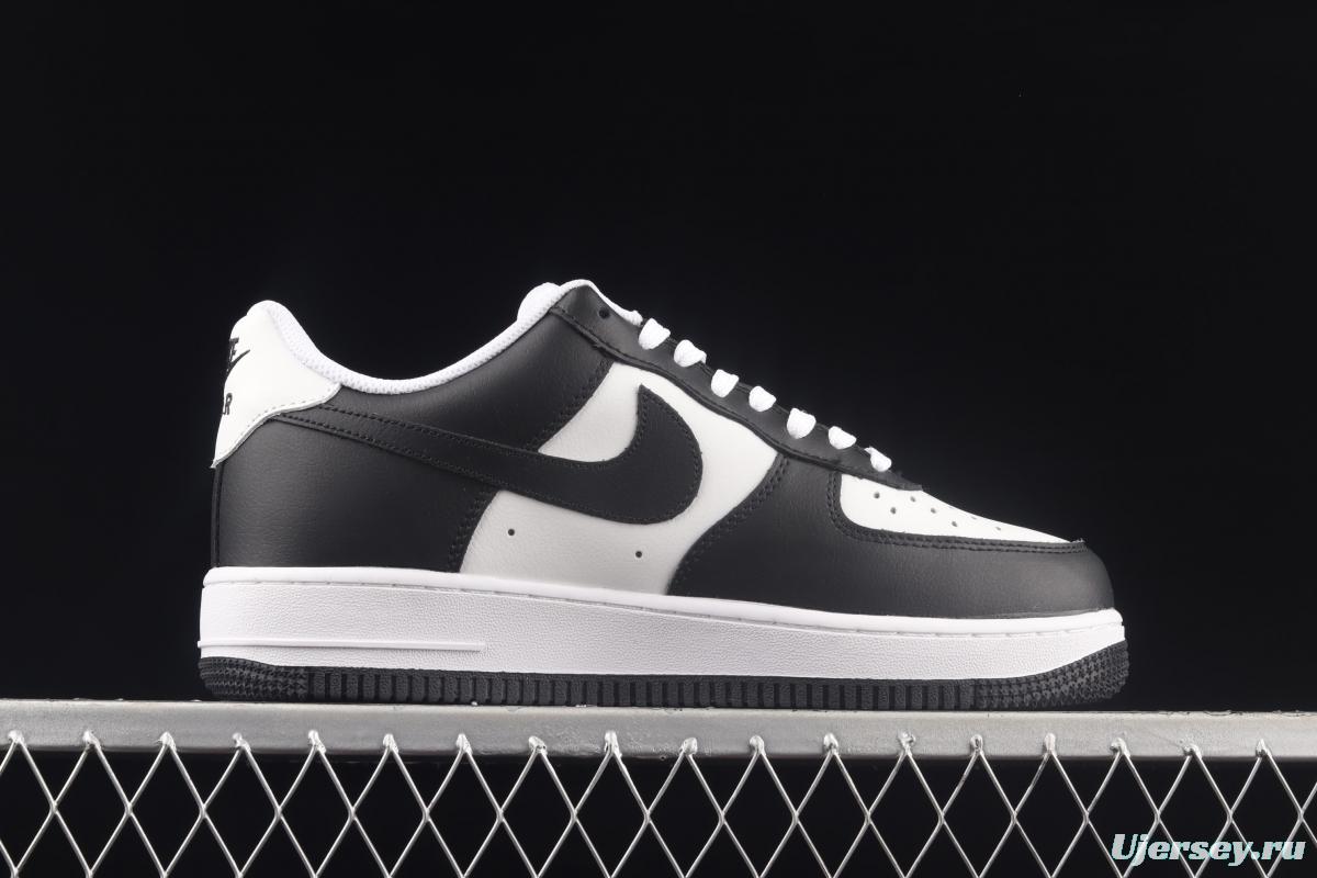 NIKE Air Force 1x 07 Low black and white panda classic low-top casual board shoes AQ4134-100