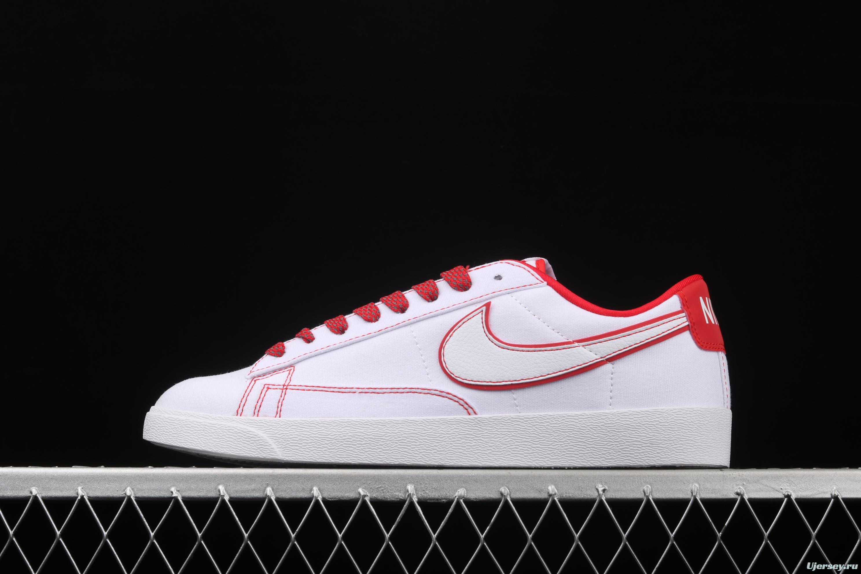 NIKE Blazer Low Lx Trail Blazers 3M reflective canvas low-top skateboard shoes AV9371-815