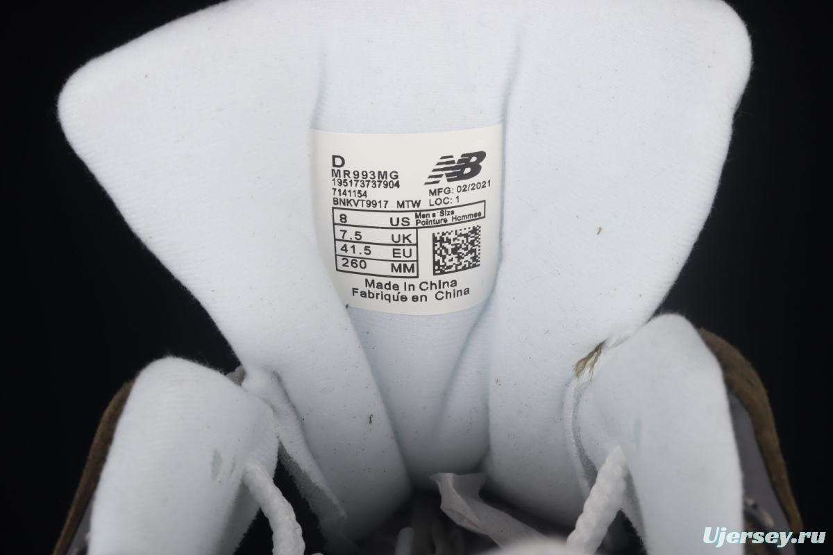 New Balance NB MAdidase In USA M993 series American blood classic retro leisure sports daddy running shoes MR993MG