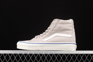 Vans Sk8-Hi Slim side striped high-upper light canvas high-upper shoes VN0A4U164U1