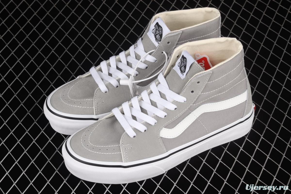 Vans Sk8-Hi Vance light gray Gaobang casual canvas shoes VN0A4U16IYP