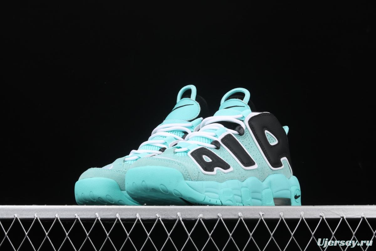 NIKE Air More Uptempo 96 QS Pippen Primary Series Classic High Street Leisure Sports Culture Basketball shoes 415082-403