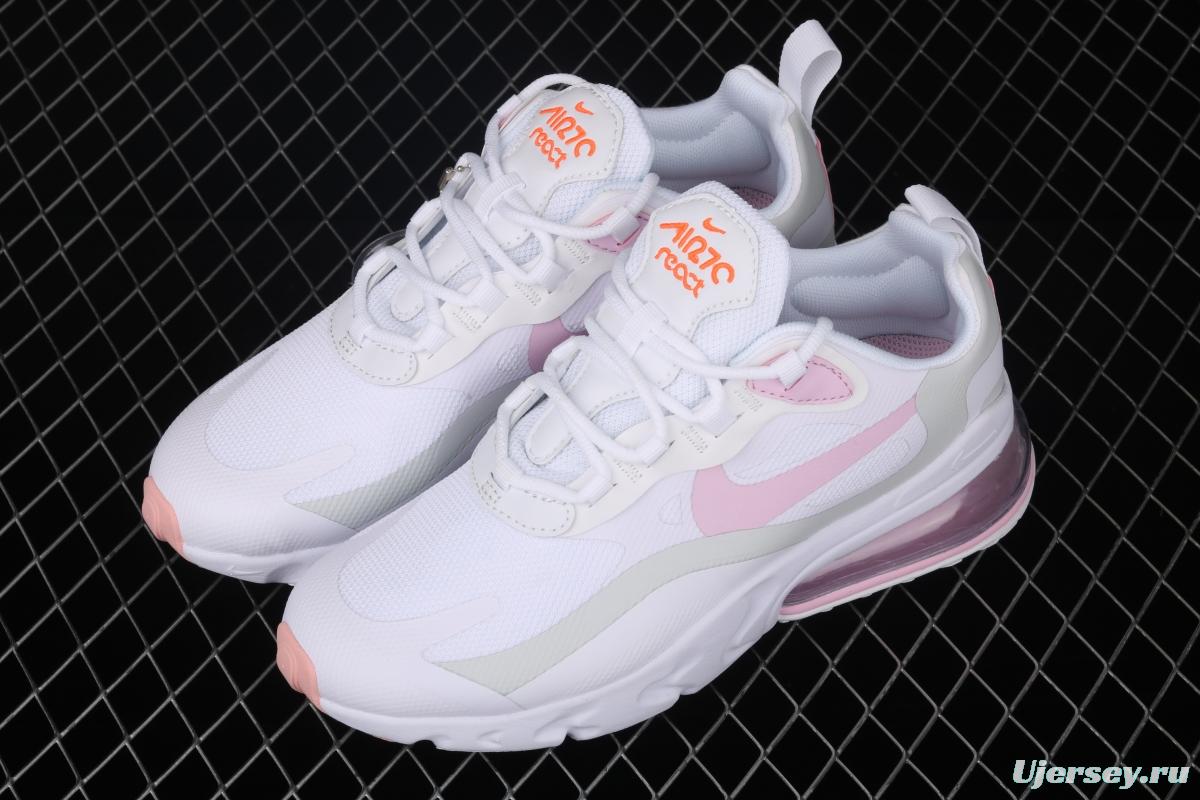 NIKE Air Max 270React new high-frequency mesh function half-palm air cushion running shoes CZ0372-101