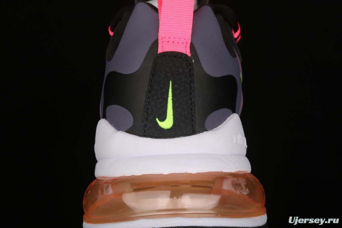 NIKE Air Max 270React new high frequency mesh hollowed-out half-palm air cushion running shoes CV8818-500