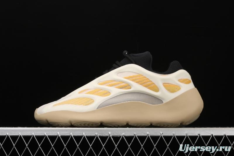 Adidas Yeezy 700V3 Azael G54853 Kanye coconut 700V3 profiled goose yellow luminous running shoes