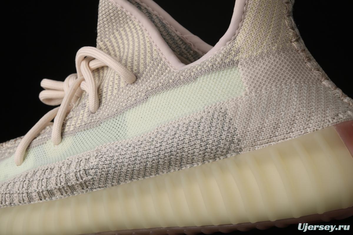 Adidas Yeezy 350 Boost V2 FW5318 Darth Coconut 350 second generation lemon star color match