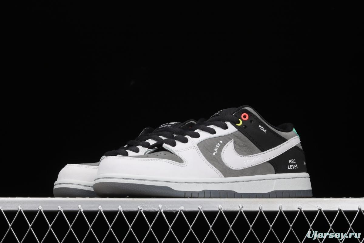 NIKE DUNK SB Low Pro ISO camera jointly named black and gray dunk series retro leisure sports skateboard shoes CV1659-001