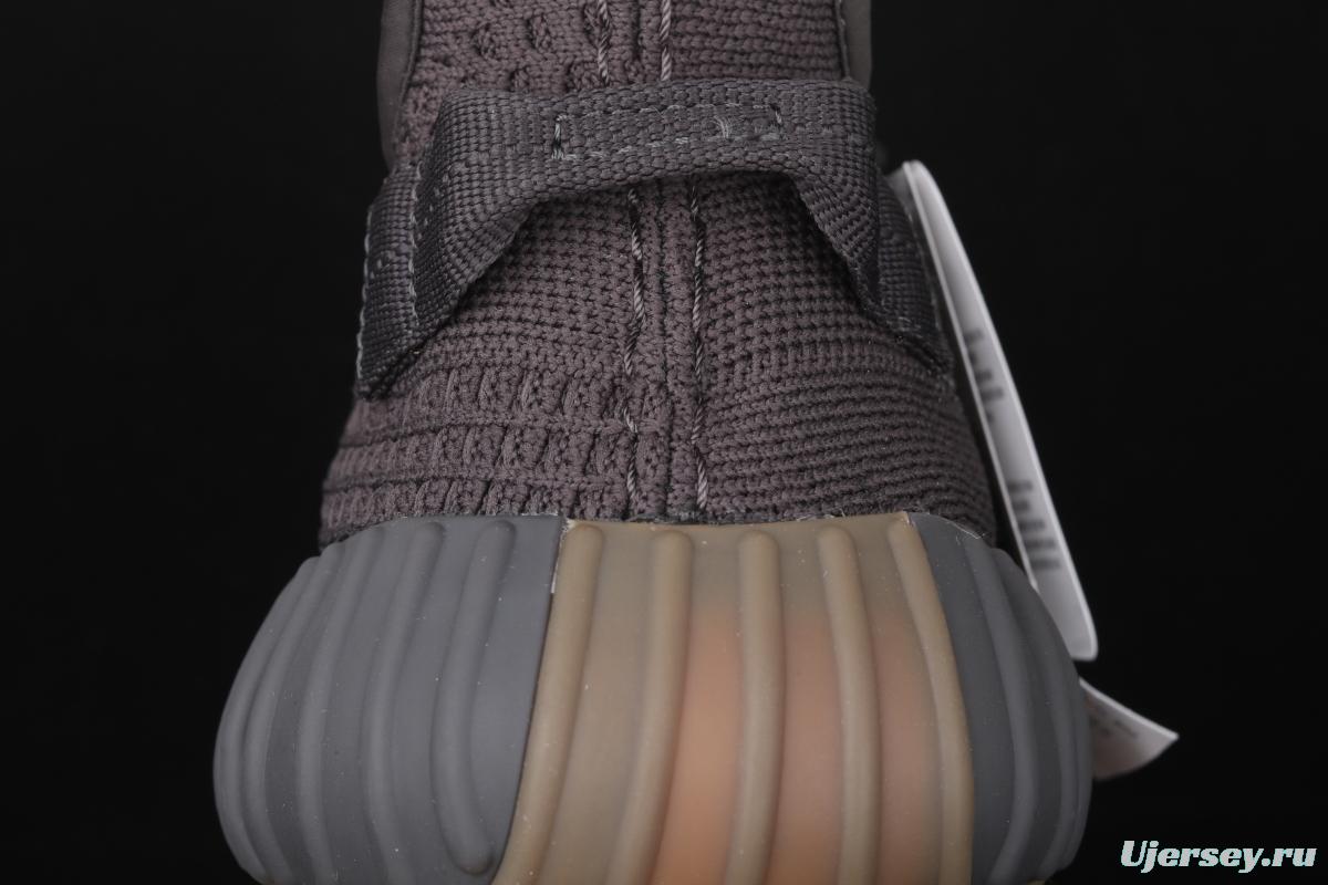 Adidas Yeezy Boost 350V2 Cinder FY4176 Darth Coconut 350 second generation hollowed-out side transparent rubber all over the sky star color BASF popcorn