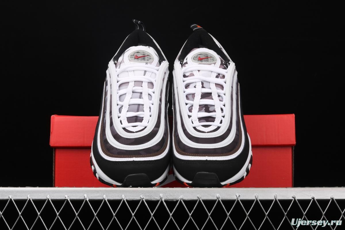 NIKE Air Max 97 Shadow Grey Color matching bullet Air cushion running shoes DB2017-100