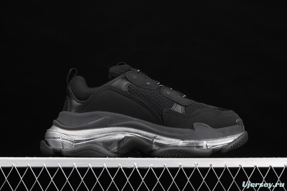 Balenciaga Triple S 3.0 full-combination nitrogen crystal outsole W2FB21001 for retro casual running shoes