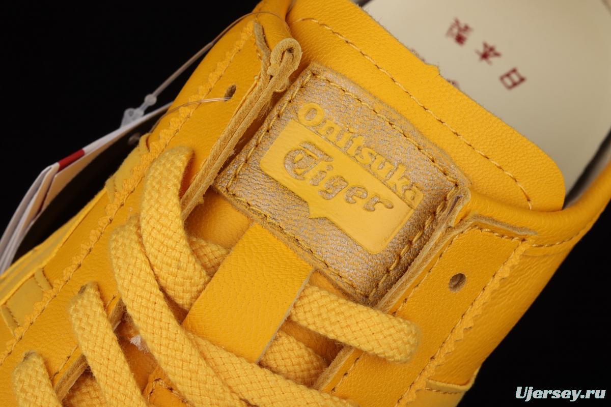 OnitsukaTiger Mexico 66 Deluxe strapless head sheepskin casual running shoes TH938L-0404
