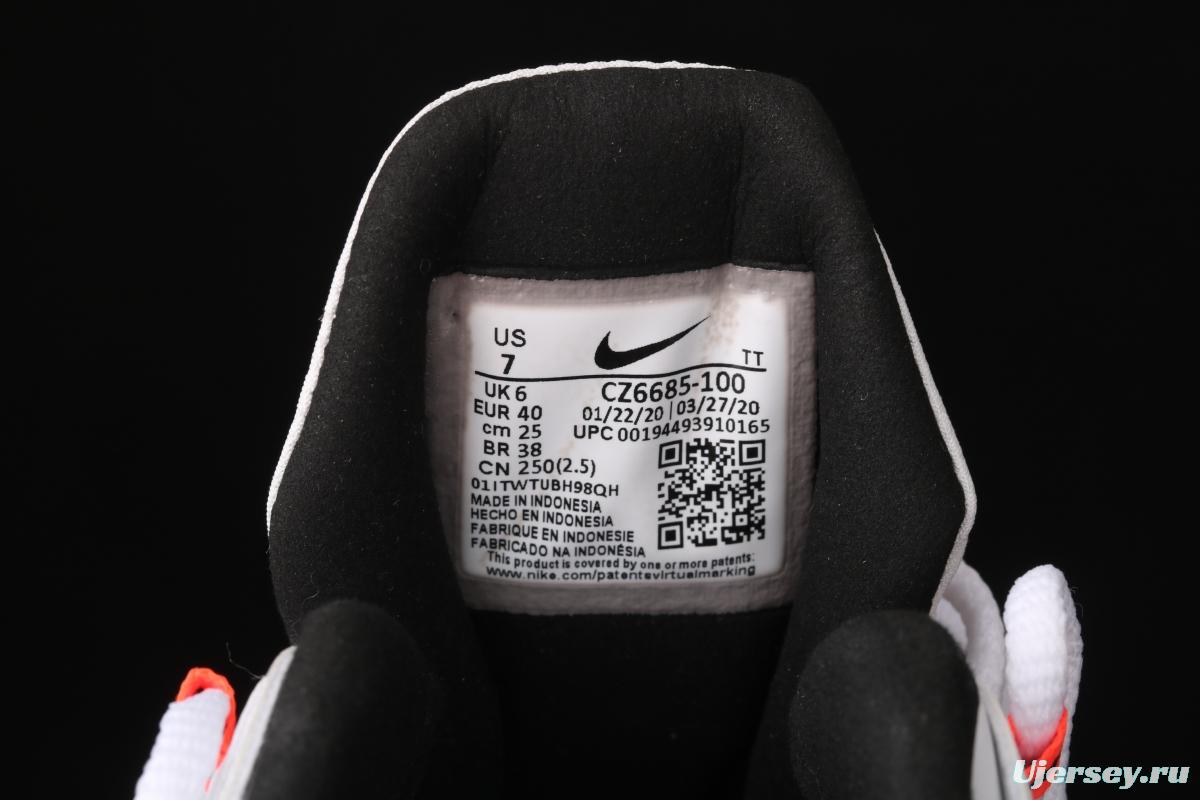 NIKE Air Max 270React new high-frequency mesh function half-palm air cushion cushioning running cloth shoes CZ6685-100