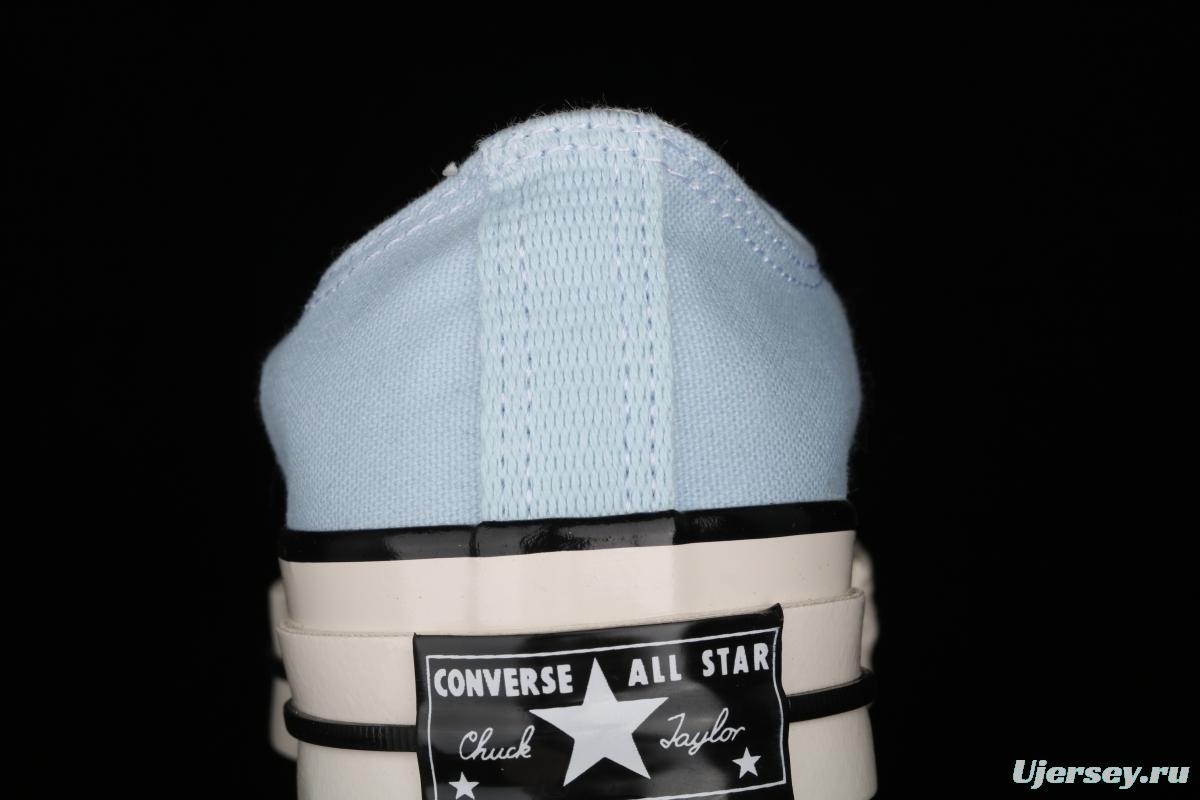 Converse Chuck 70s summer new color water blue new color matching low upper casual board shoes 570789C