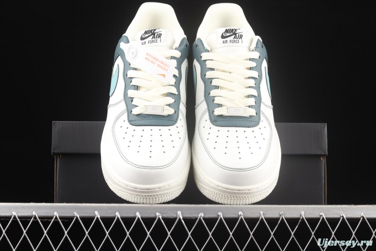 NIKE Air Force 11607 Low lake green color matching low-top casual board shoes LT0226-301