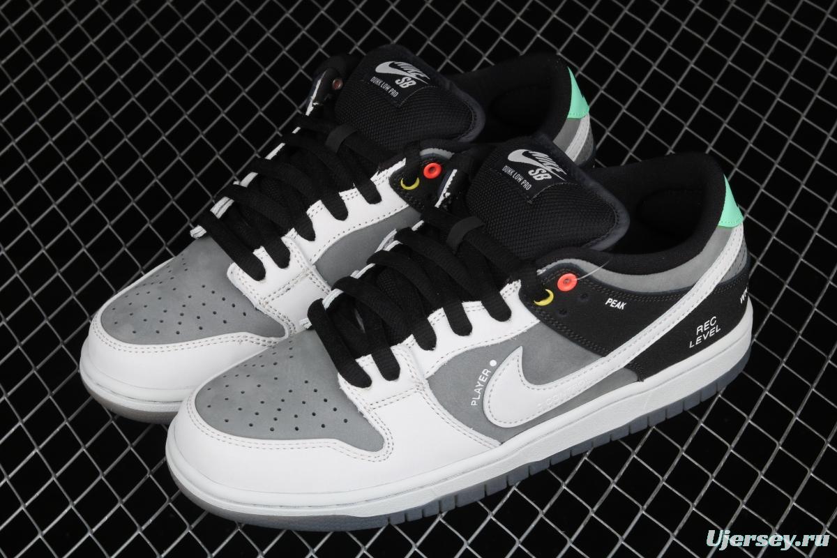 NIKE DUNK SB Low Pro ISO camera jointly named black and gray dunk series retro leisure sports skateboard shoes CV1659-001