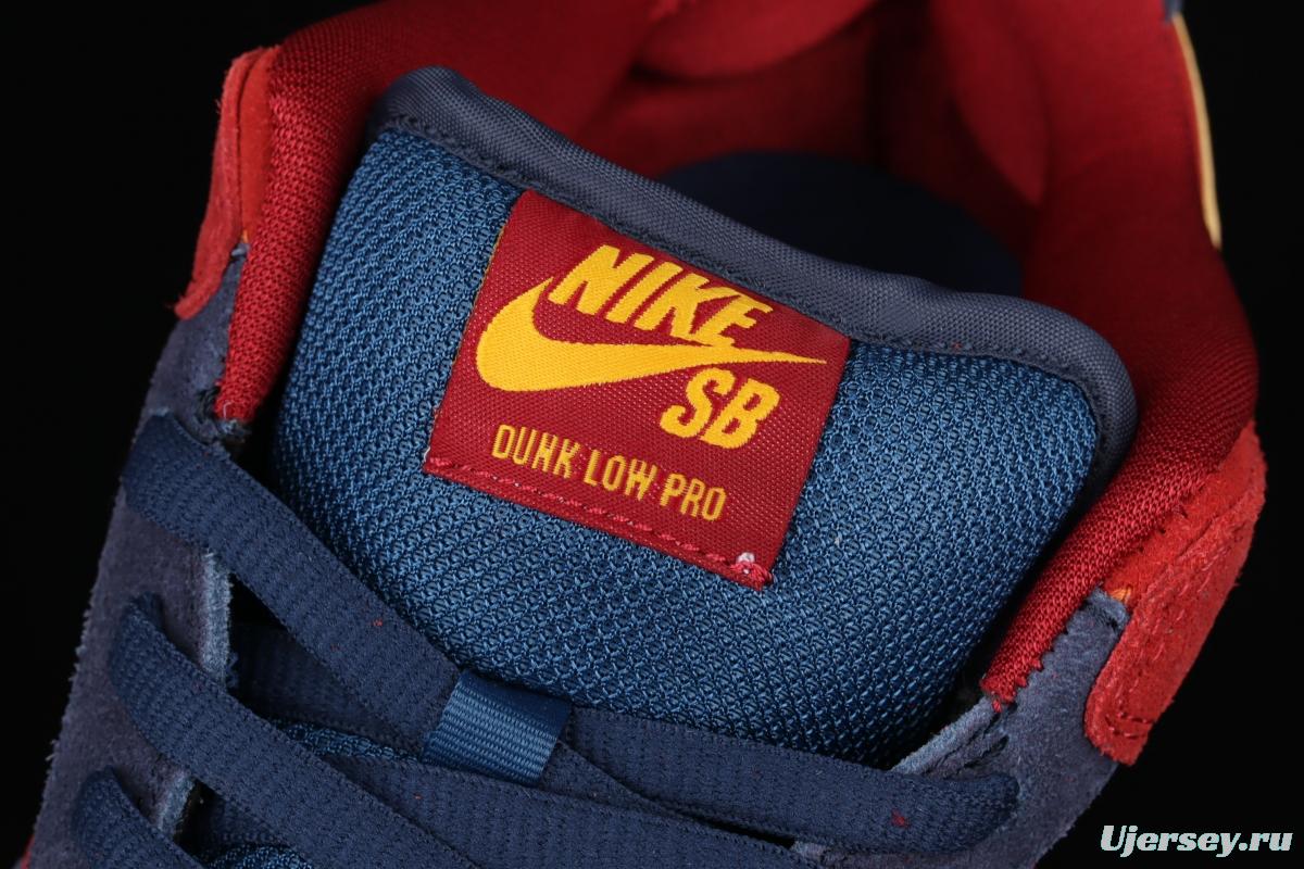 NIKE SB DUNK Low Barcelona Barcelona dress up color dunk series retro low-top skateboard shoes DJ0606-400