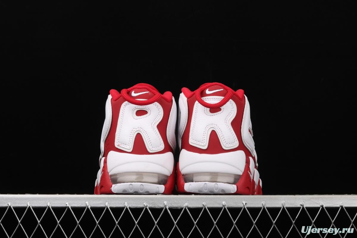 Supreme x NIKE Air More Uptempo co-signed AIR classic high street leisure sports basketball shoes 902290-600