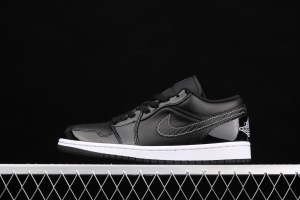 Air Jordan 1 Low ASW low-top all-Star patent leather black low-top basketball shoes DD1650-001