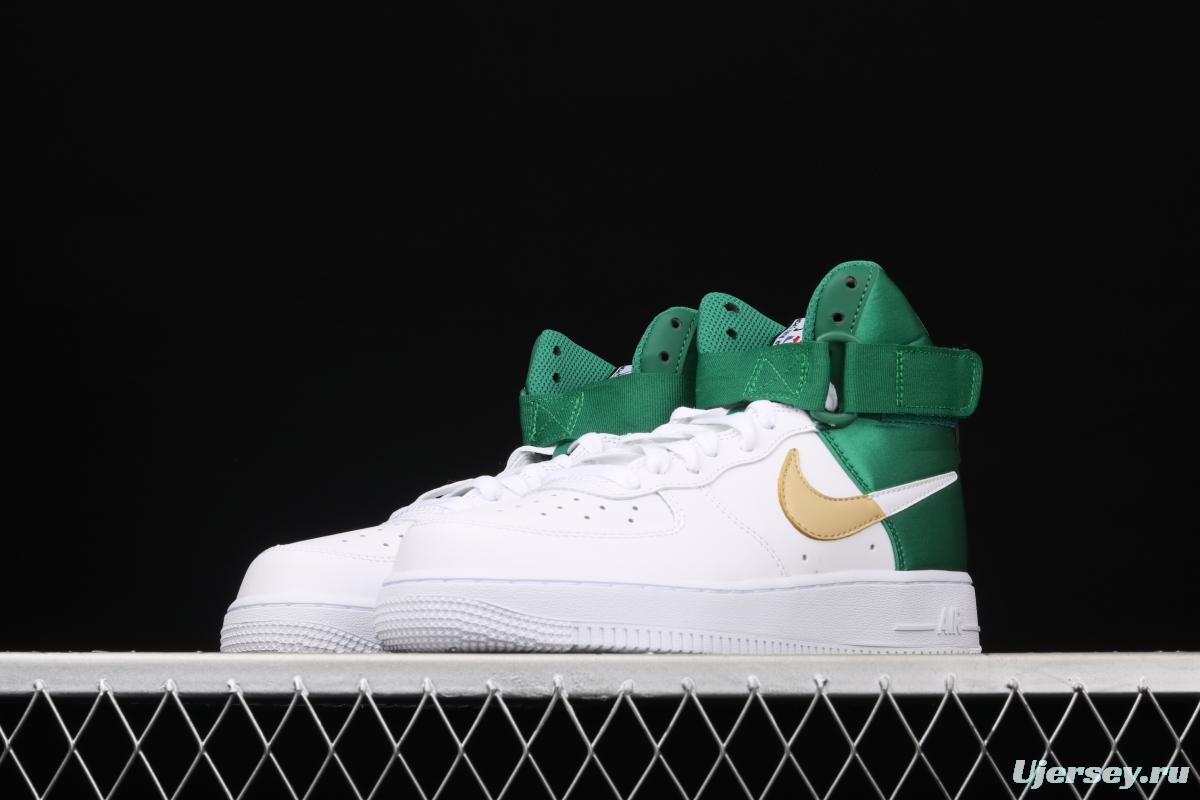 NIKE Air Force 1 High LV8 NBA joint name silk stitching high-top casual board shoes BQ4591-100