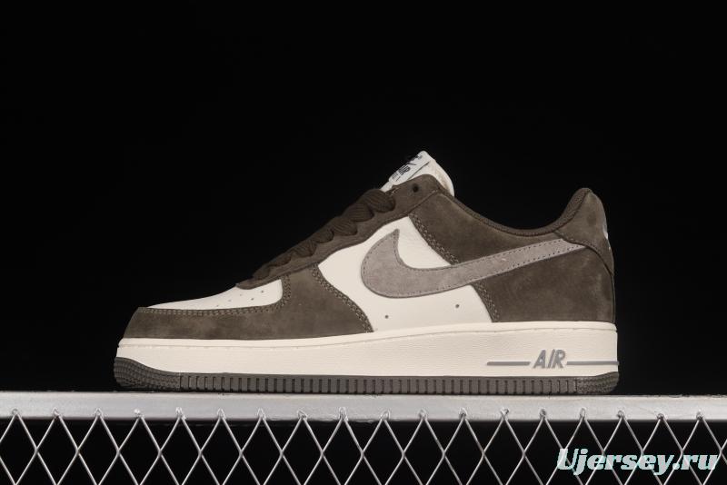 NIKE Air Force 1'07 Low Gray Brown Color Low Top Casual Sneakers TU6995-396