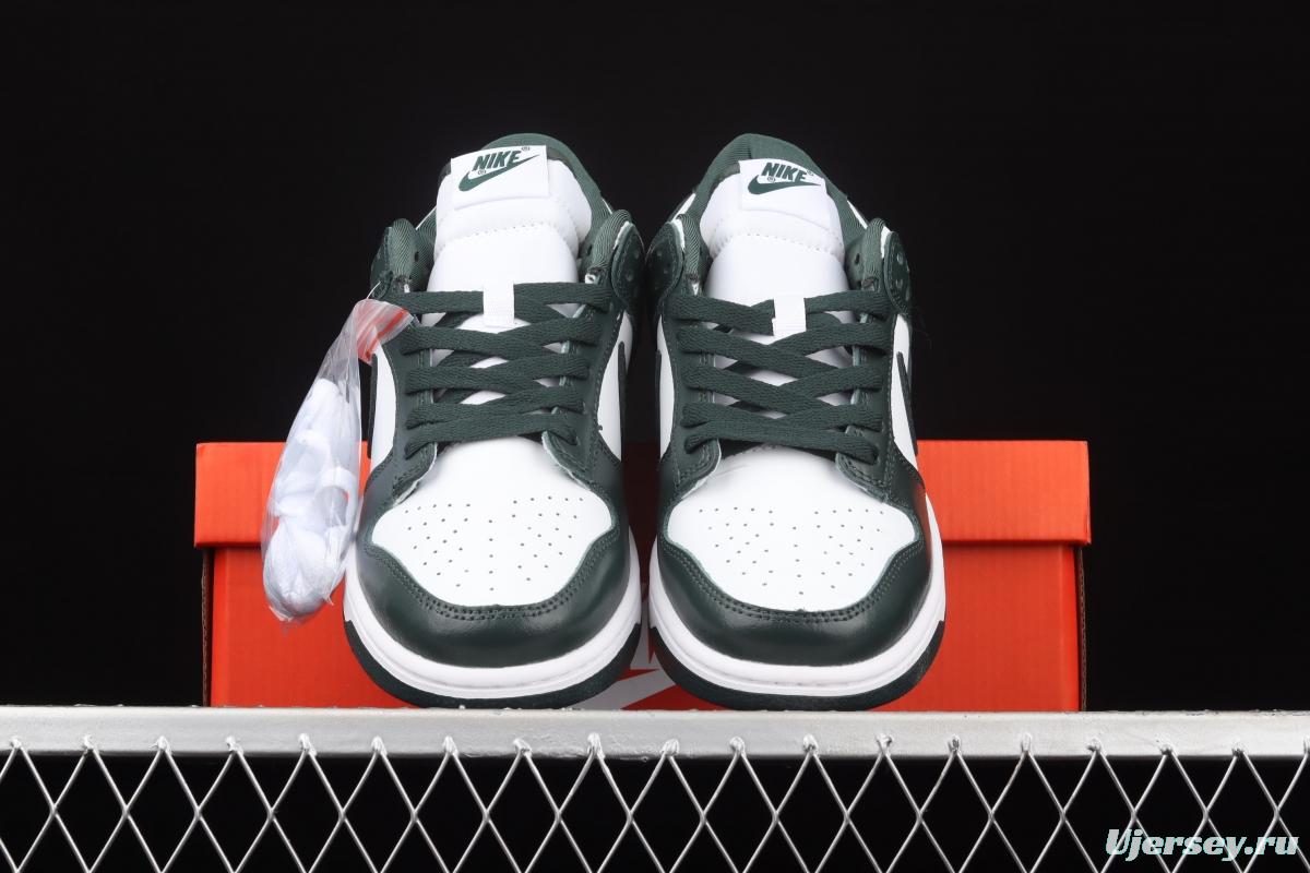 NIKE SB DUNK Low Team Green Michigan White and Green Slam Dunk Series low side Leisure Sports Skateboard shoes DD1391-101