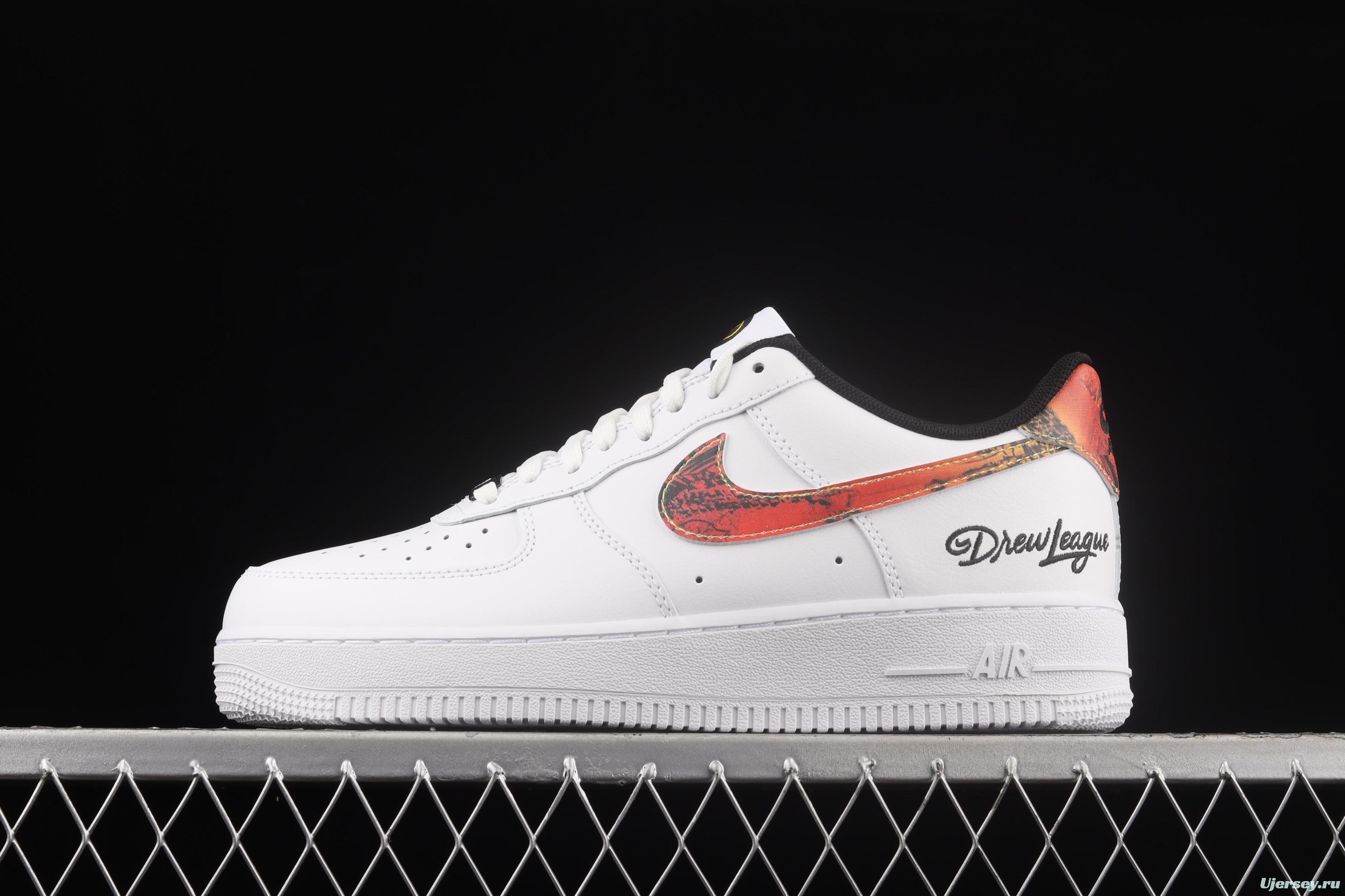 NIKE Air Force 1x 07 Emb low-top sports leisure board shoes DM7578-100