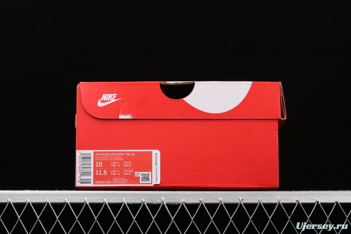 NIKE Air More Uptempo 96 QS Pippen original series classic high street leisure sports basketball shoes 415082-404