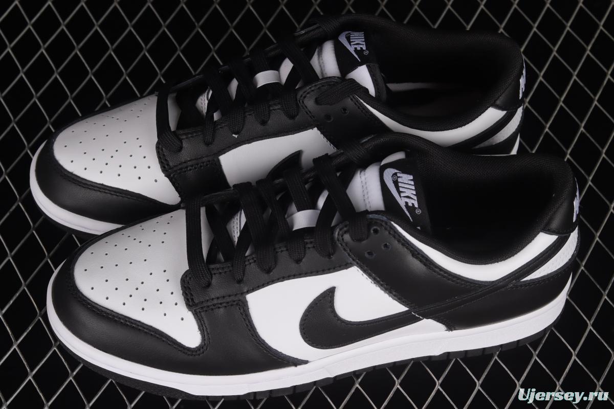 NIKE SB DUNK Low prm black and white panda SB buckle broken backboard fashion casual shoes DD1391-100