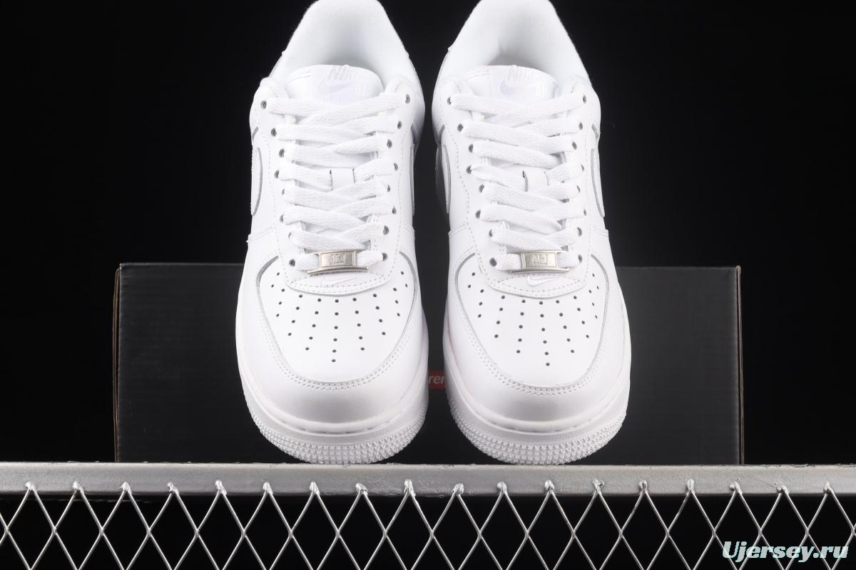 Supreme x NIKE Air Force 1y07 Air Force Joint style low-side Sports Leisure Board shoes CU9225-100