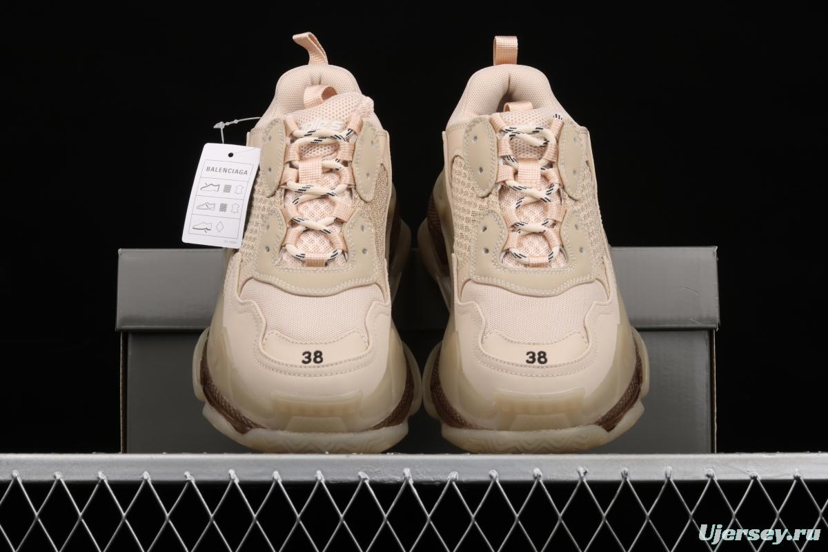 Balenciaga Triple S 3.0 full-combination nitrogen crystal outsole GA19710 for retro casual running shoes