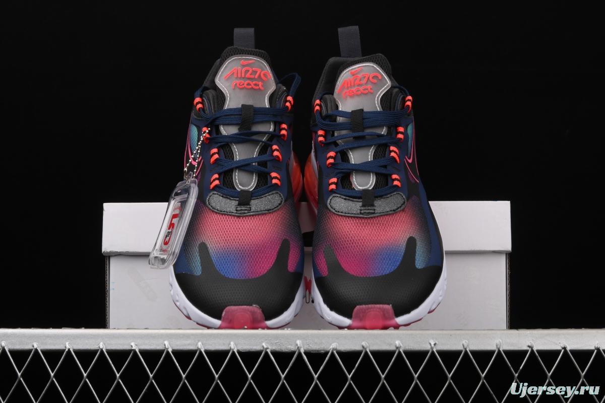 NIKE Air Max 270React new high-frequency mesh function half-palm air cushion cushioning running cloth shoes CK6929-400