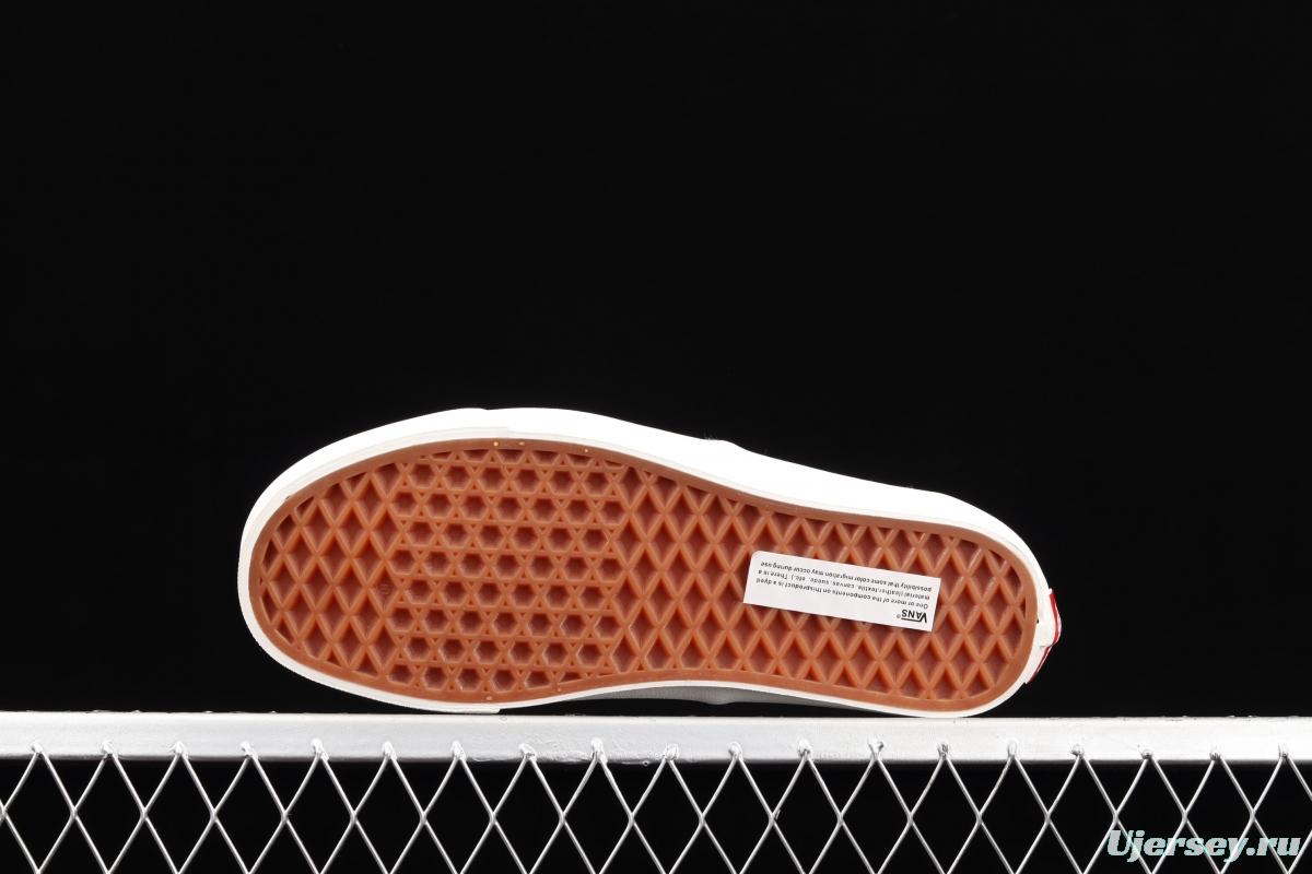 Vans Authentic new summer color matching weaving color checkerboard low upper board shoes VN0A54F29GL
