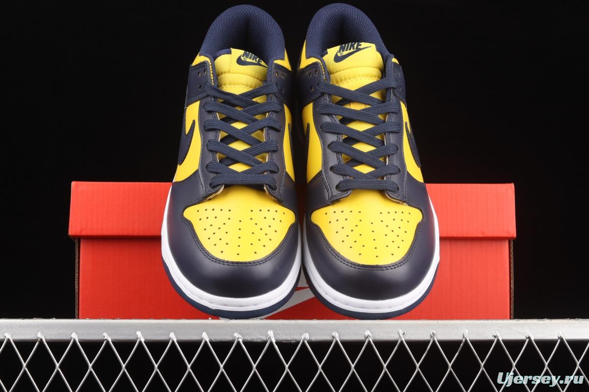 NIKE SB DUNK Low Michigan Michigan color buckle broken backboard fashion casual board shoes DD1391-700