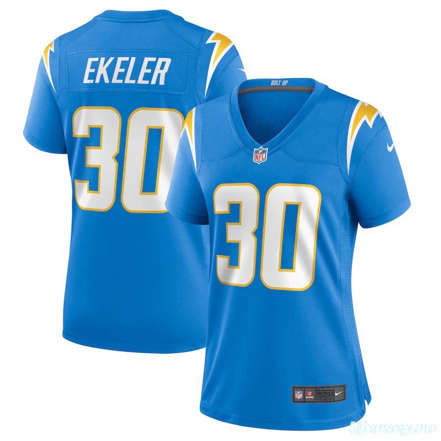Women's Austin Ekeler Powder Blue Player Limited Team Jersey