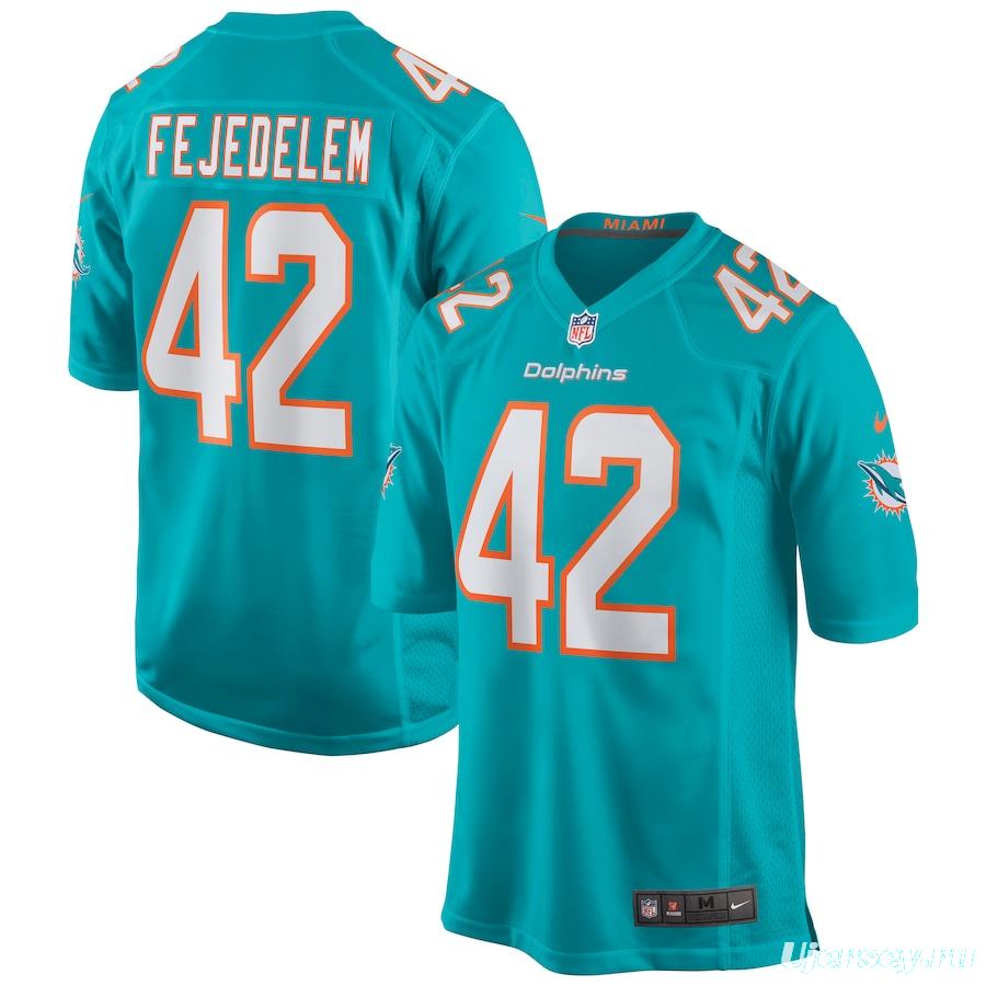 Men's Clayton Fejedelem Aqua Player Limited Team Jersey