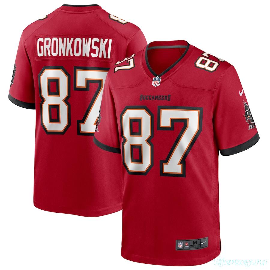 Men's Rob Gronkowski Red Player Limited Team Jersey