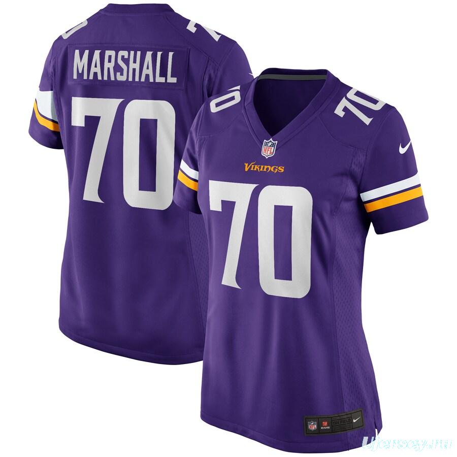 Women's Jim Marshall Purple Retired Player Limited Team Jersey