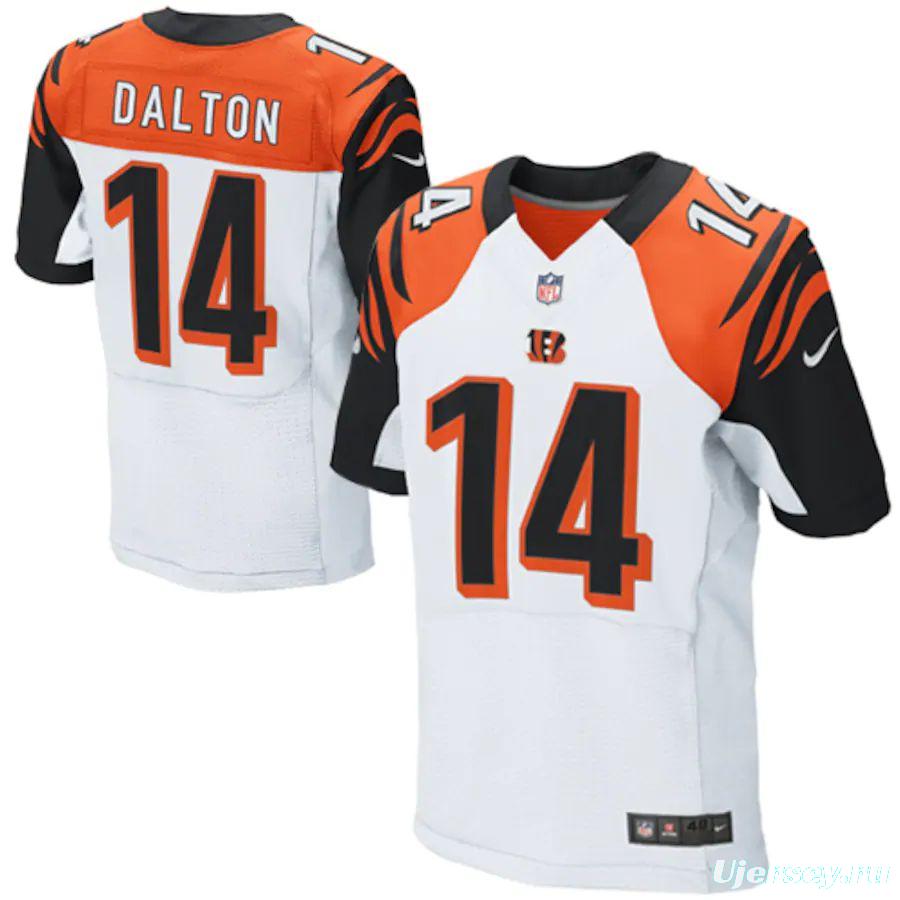 Men's Andy Dalton White Player Elite Team Jersey