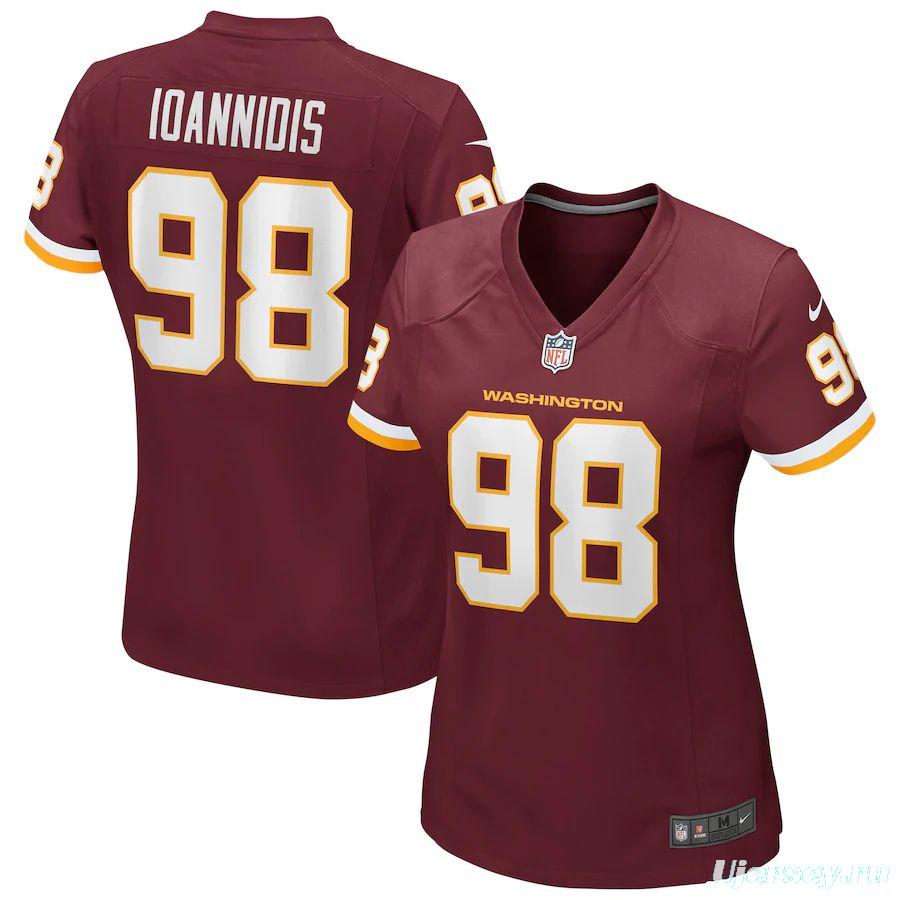 Women's Matt Ioannidis Burgundy Player Limited Team Jersey