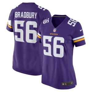 Women's Garrett Bradbury Purple Player Limited Team Jersey