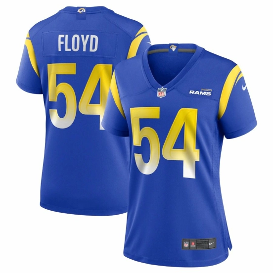 Women's Leonard Floyd Royal Player Limited Team Jersey