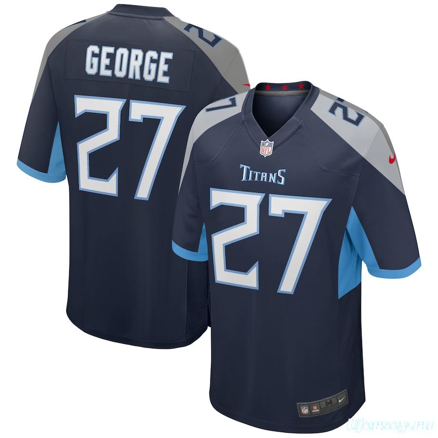 Men's Eddie George Navy Retired Player Limited Team Jersey