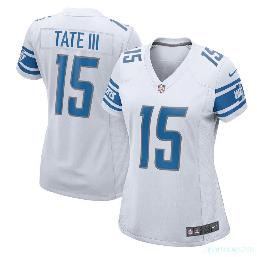 Women's Golden Tate White 2017 Player Limited Team Jersey