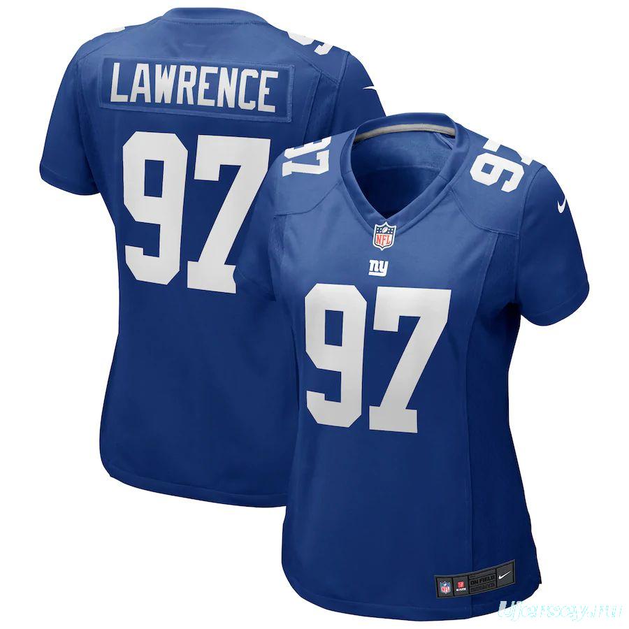 Women's Dexter Lawrence Blue Player Limited Team Jersey