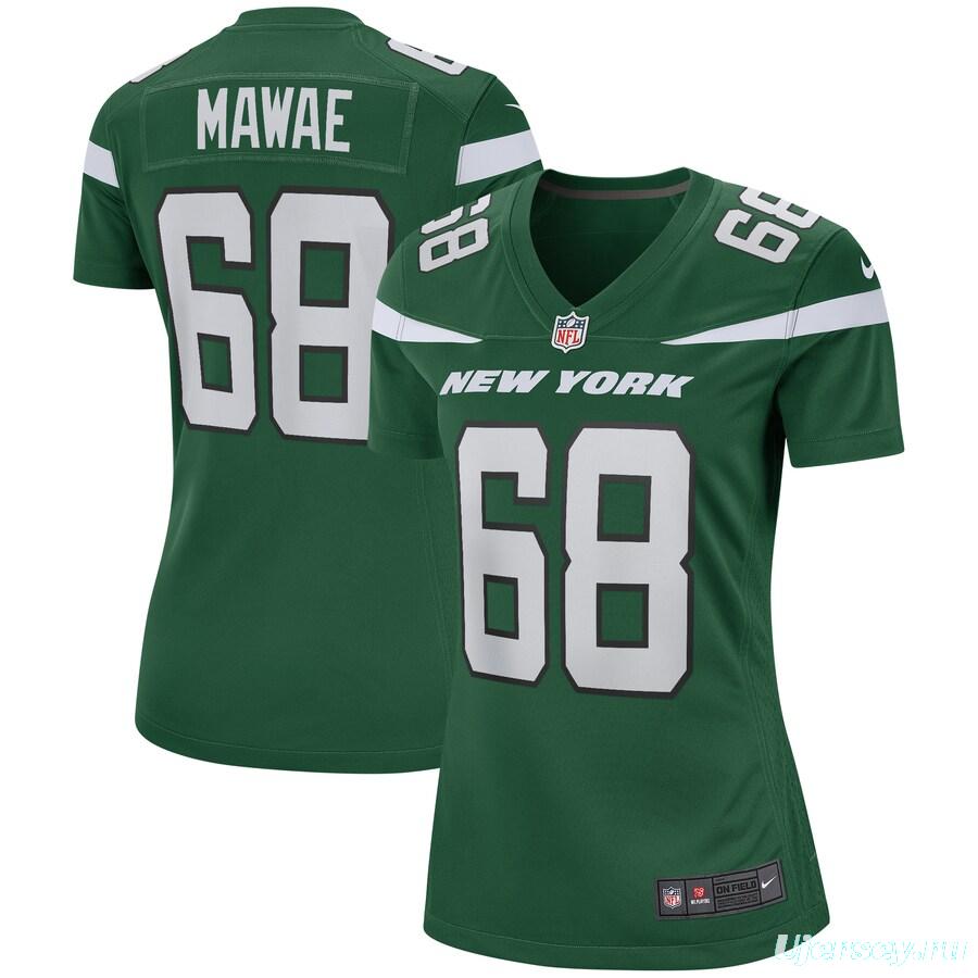 Women's Kevin Mawae Gotham Green Retired Player Limited Team Jersey