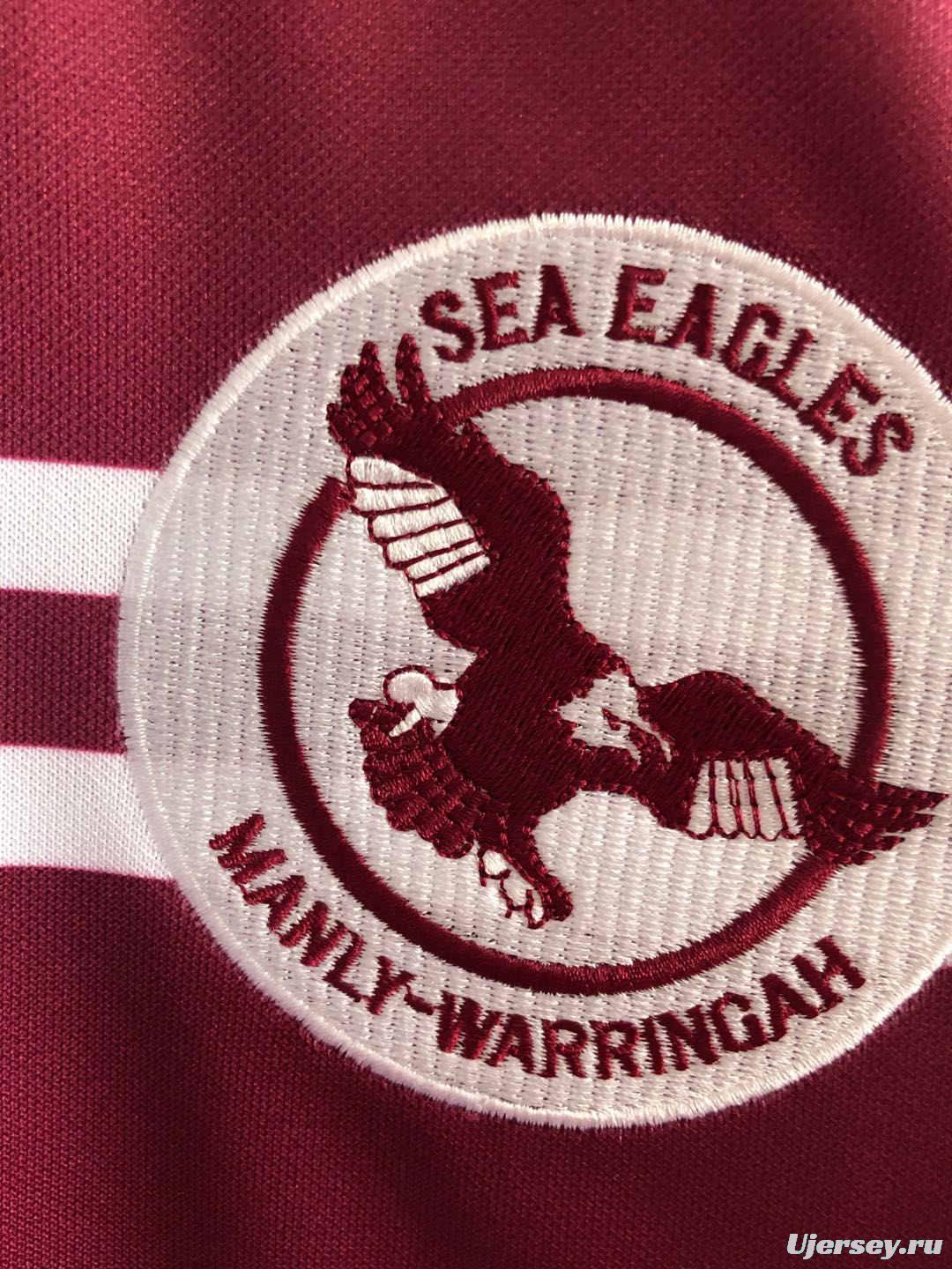 Manly Warringah Sea Eagles 1987 Men's Retro Rugby Jersey