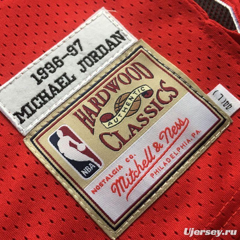 Men's Michael Jordan Red Retro Classic Team Jersey