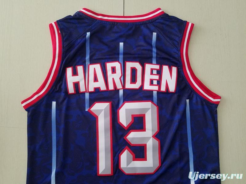 Men's James Harden Fashion Edition Basketball Jersey